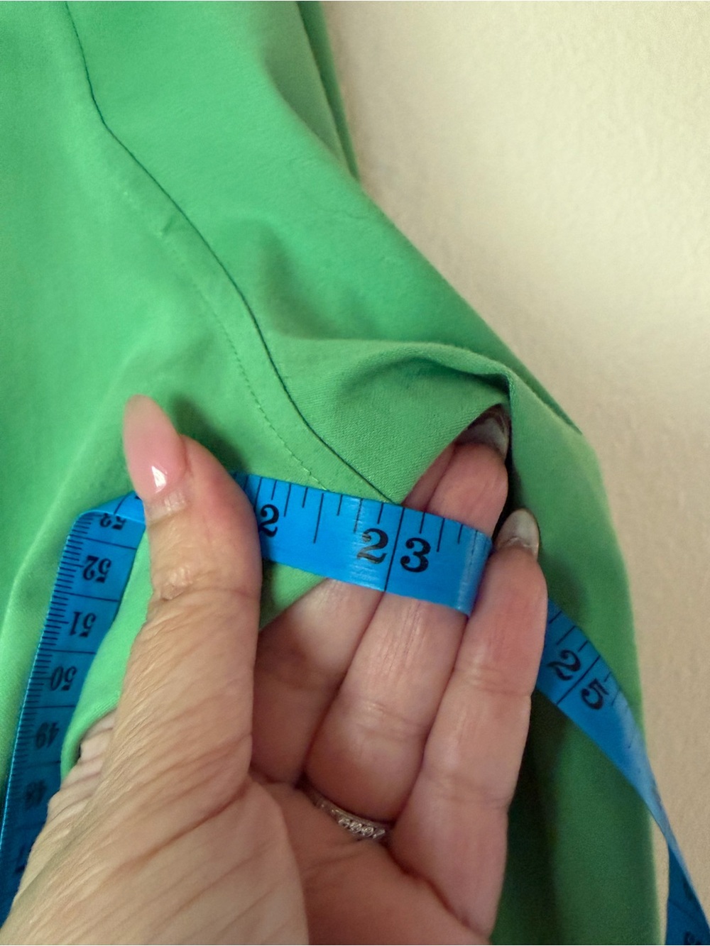 Chicos Classic Green Button-Front Women's Shirt, Size 16 - Picture 8 of 9